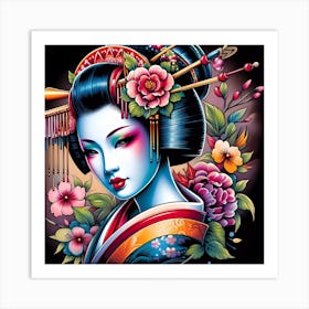 Geisha 12 Art Print