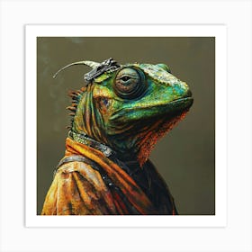 Lizards 1 Art Print