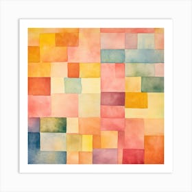 Squares 1 Art Print