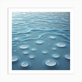 Water Droplets 1 Art Print