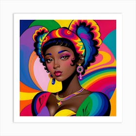 African American Woman Art Print