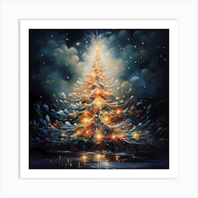 Festive Strokes Resonance Art Print