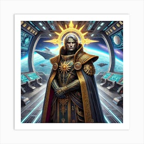 Solar Fleet Admiral Converted Art Print