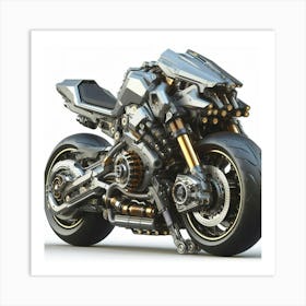 Motorcycle Design Art Print