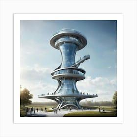 Futuristic Skyscraper 12 Art Print