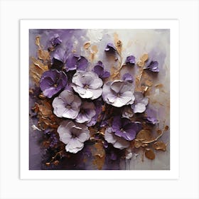 Violets 18 Art Print