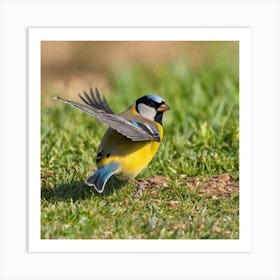 Blue-Winged Tit 1 Art Print