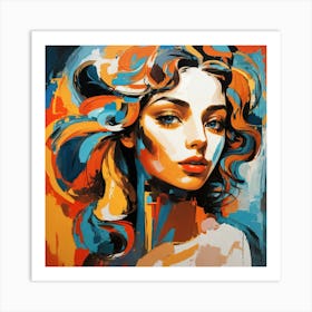 Portrait Of A Woman 1 Art Print