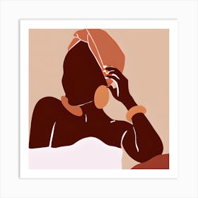 Portrait Of A Woman 4 Art Print