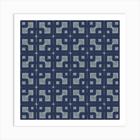 Abstract Squares Art Print