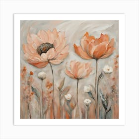 'Peach Blossoms' Art Print