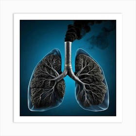 Lungs Stock Photos & Videos Art Print