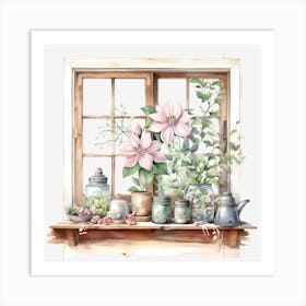 Window Sill Art Print