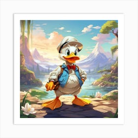 Donald Duck 7 Art Print