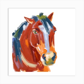 Clydesdale Horse 04 Art Print