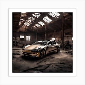 Tesla Model 3 1 Art Print