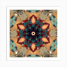 Abstract Psychedelic Mandala 2 Art Print