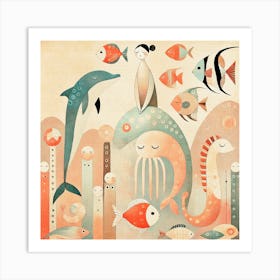 Surreal Animals 09 Art Print