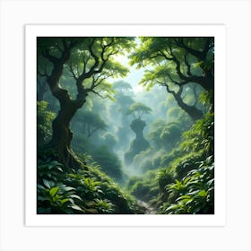 Forest Path 13 Art Print