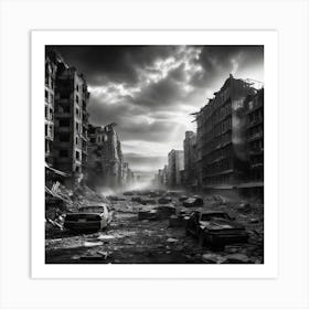 Apocalypse City 2 Art Print