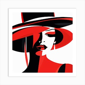 Red Hat 1 Art Print