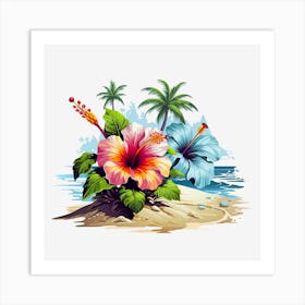 Hibiscus 2 Art Print