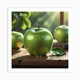 Green Apples Art Print