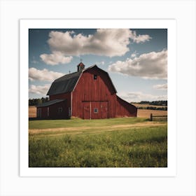 Red Barn 4 Art Print