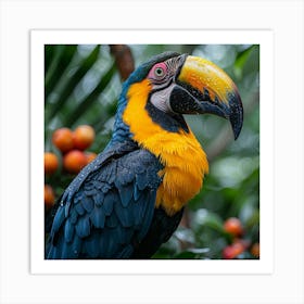 Colorful Parrot 38 Art Print