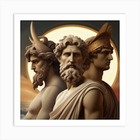 Three Gods Art Print