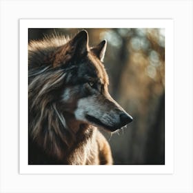 Wolf Portrait 1 Art Print