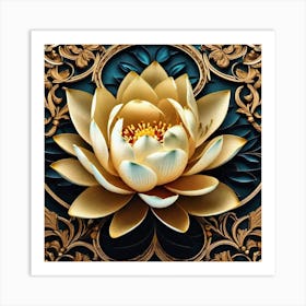 Lotus Flower 72 Art Print