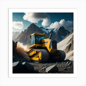 Buldozer Mountain (16) Art Print