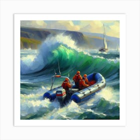 Irish Coast Art Print