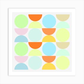 Geometric Circles Art Print