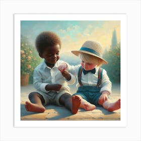 best buddies Art Print