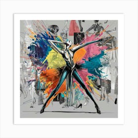 A Striking Mixed Media Artwork That Combines Illus Nesy4yplrrmfo6liohuwjq Kwolah 5tz68oledwfl9aq Art Print