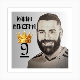 Karim Bazema Art Print