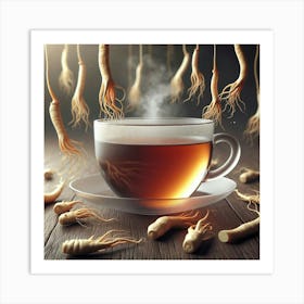 Ginseng Tea Art Print