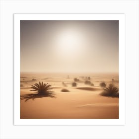 Desert Landscape - Desert Stock Videos & Royalty-Free Footage 18 Art Print