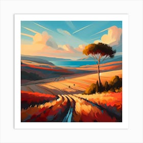 Landscape Painting 124 Art Print