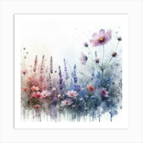 Wildflowers Canvas Print 1 Art Print