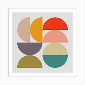 Art of circles in harmony 7 1 Art Print