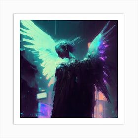 Cyber Angel Art Print