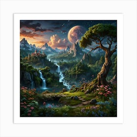 Fairytale Forest 49 Art Print