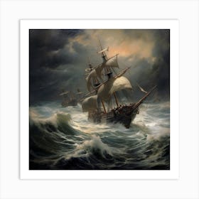 Stormy Seas Art Print