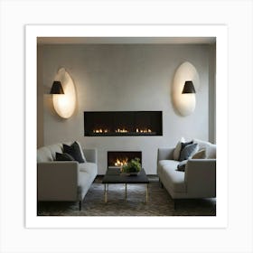 Modern Living Room 150 Art Print