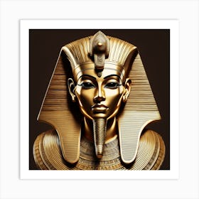 Pharaoh Head Art Print