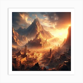 City Of The Gods Art Print