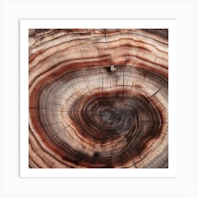 Texture Of A Petrified Wood Art Print